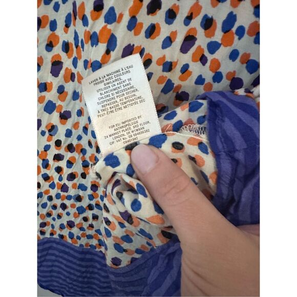 Maeve Anthropologie Women's Polka Dot Sleeveless Blouse  Multicolor Size 0 - Picture 6 of 8